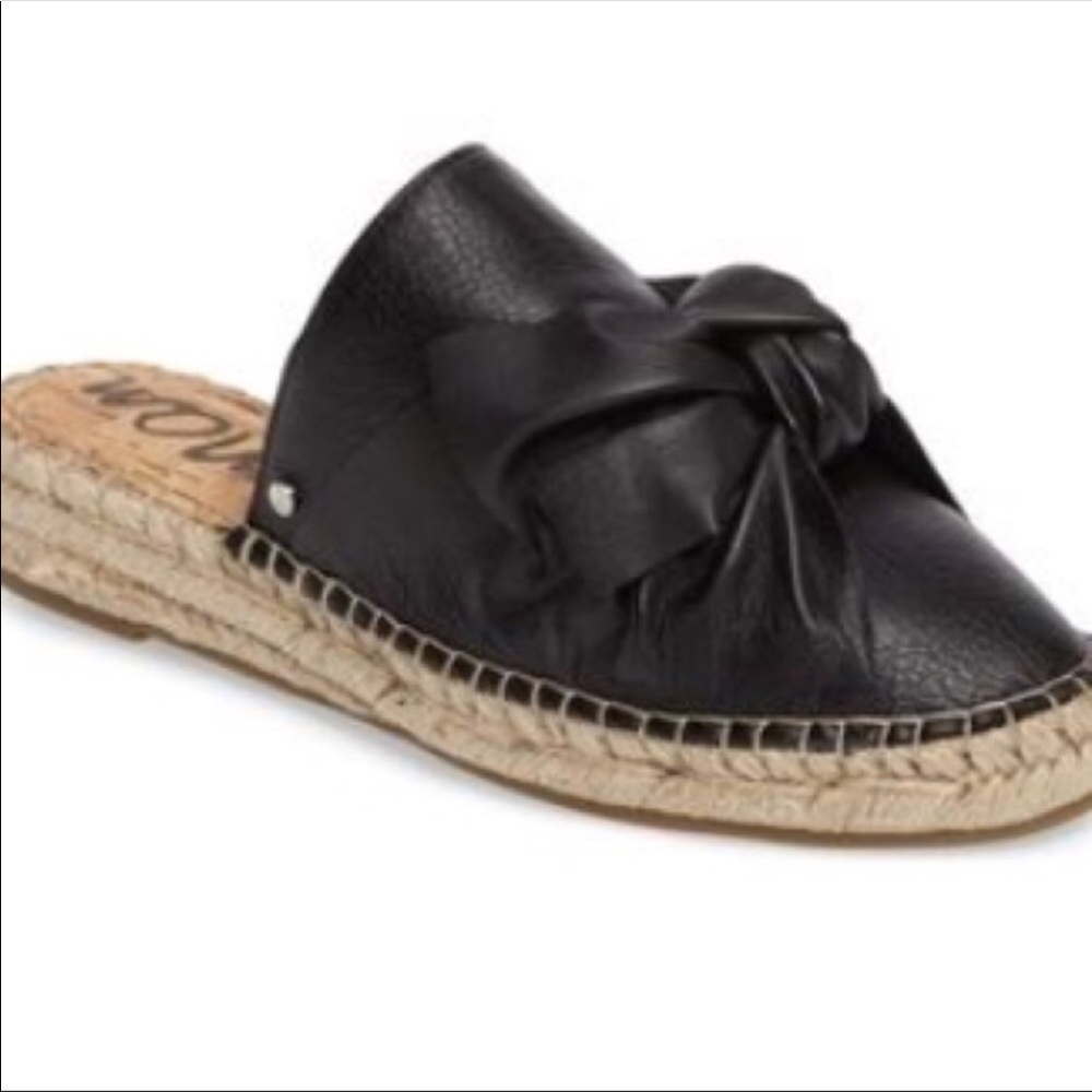 Sam Edelman 8 Espadrilles Bow Slides never worn!